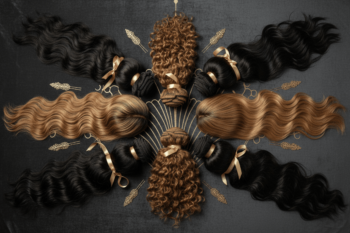 Wigs & hair extensions at RICALOUX - RICALOUX