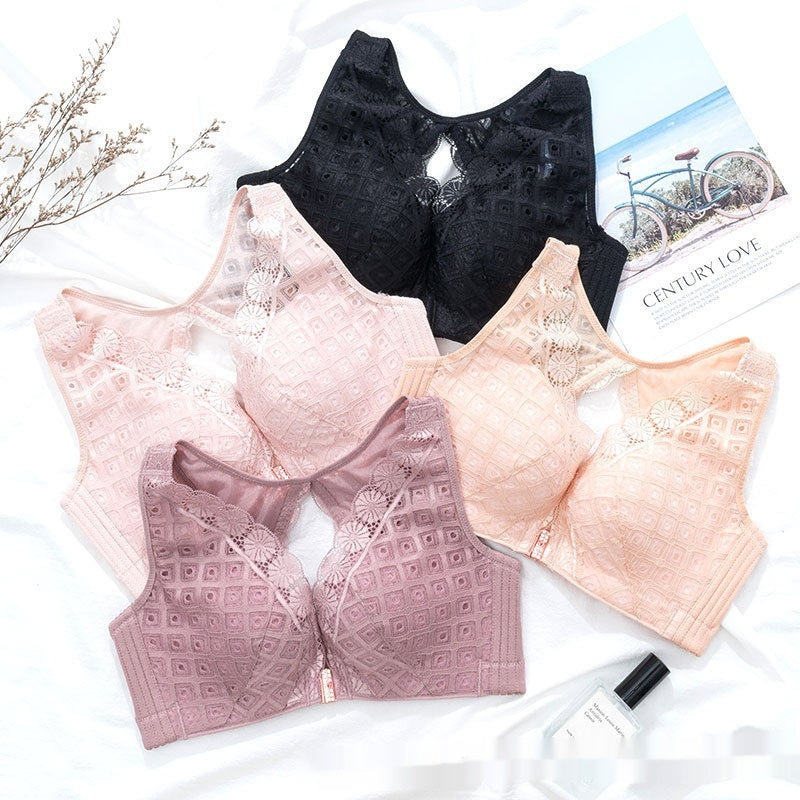 Womens Lace Thin Everyday Bra Wireless by Ricaloux