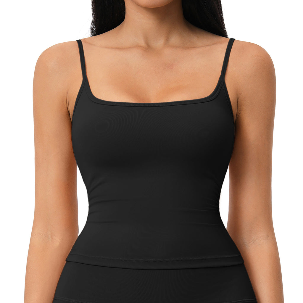 Womens Tight-fitting Padded Quick-drying Sports Top by Ricaloux