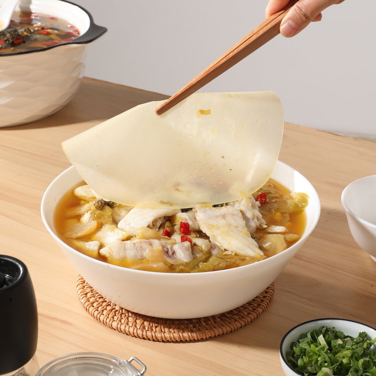 Oil-absorbing Sheets High Temperature Resistance For Kitchen Food And Home Soup - RICALOUX