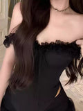 Pure And Alluring Lace-trimmed Underwire Corset Camisole For Women by Ricaloux