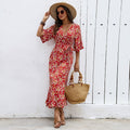 Strap-style Half-sleeve Sheath Dress For Women – Premium 0 | RICALOUX