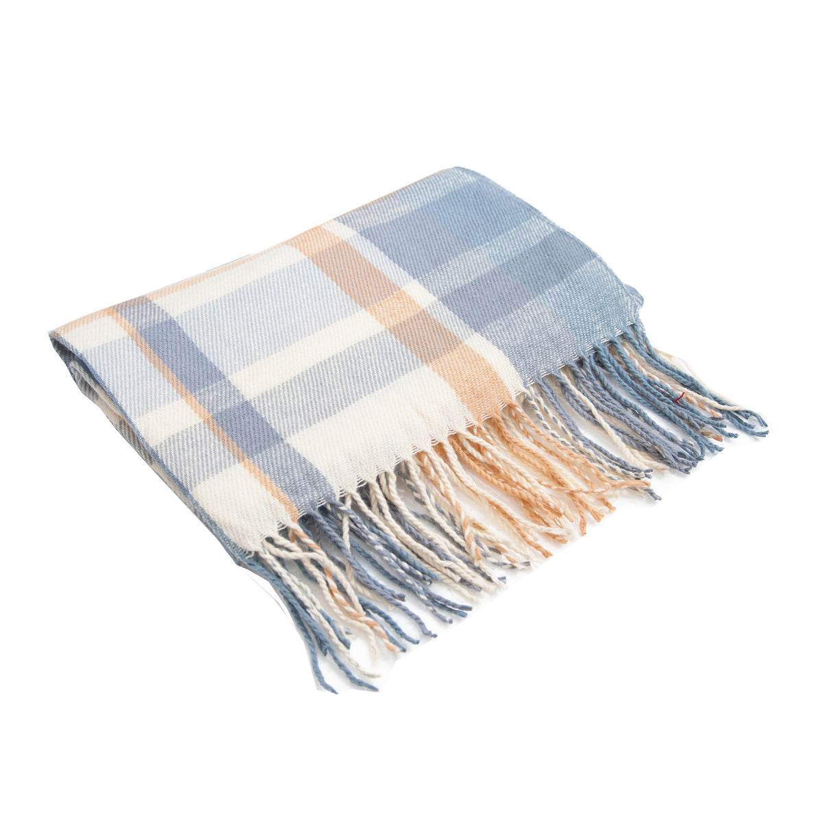 British-style Mens And Womens Couple Tassel Scarf With Large Plaid Pattern – Premium 0 | RICALOUX