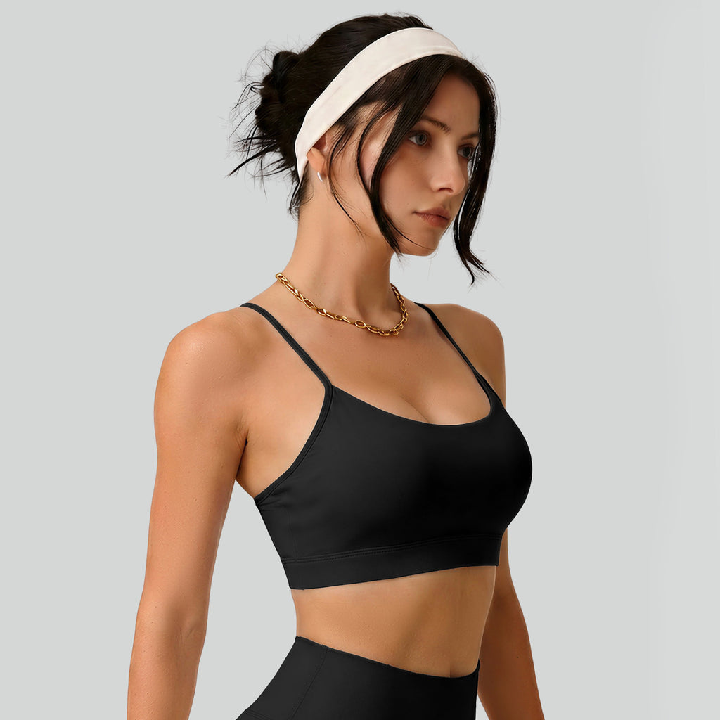 Women's Yoga Sports Fitness Bra With Thin Straps, High Impact Shockproof, Anti-Sagging & Back Beautifying Followed Stores – Premium 4 | RICALOUX