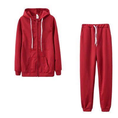 Women's Clothing Solid Color Hoodie Suit Sports - RICALOUX
