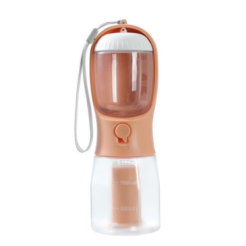Dog Water Cup Drinking Food Garbage Bag Three-in-one Portable Small Multi-functional Pet Cups Pets Supplies by Ricaloux