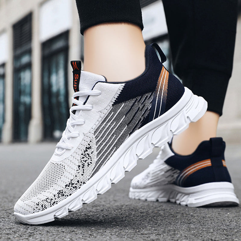 Men Sneakers Fashion Wavy Bottom Shoes Sport Running Walking Shoes – Premium 4 | RICALOUX