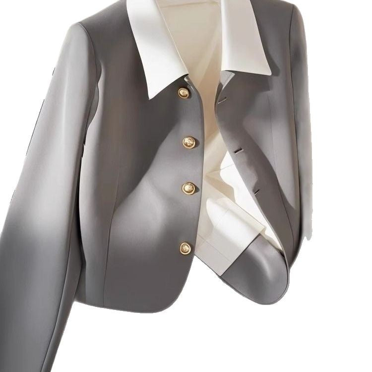 Stylish Casual All Matching High End Elegant Petite Womens Blazer – Premium 0 | RICALOUX