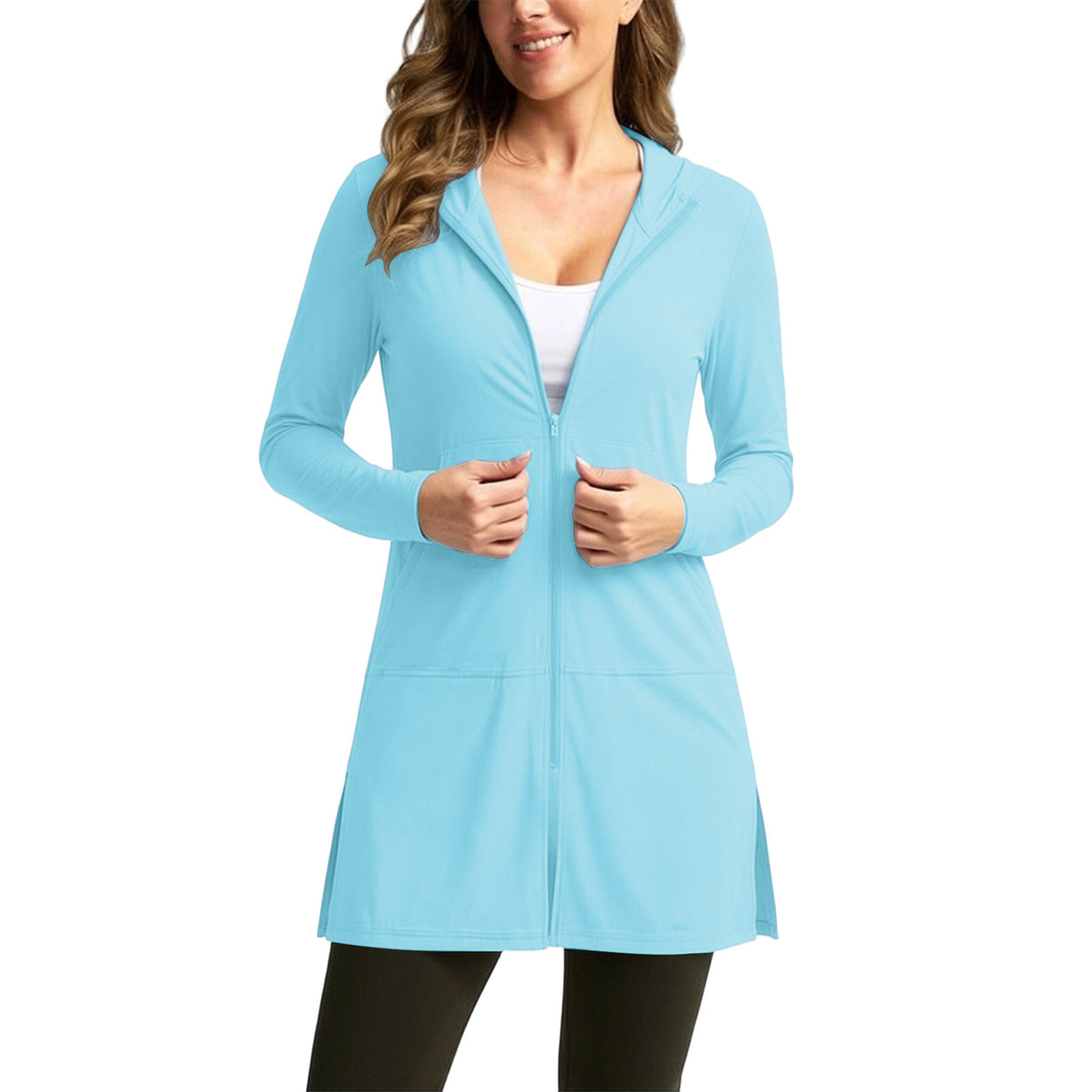 Plus-size Ice-silk Sun-protective Clothing For Women Thin Breathable And UV-blocking – Premium 0 | RICALOUX