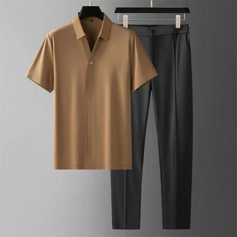Mens Business-Casual Sports Two-Piece Set – Premium 0 | RICALOUX