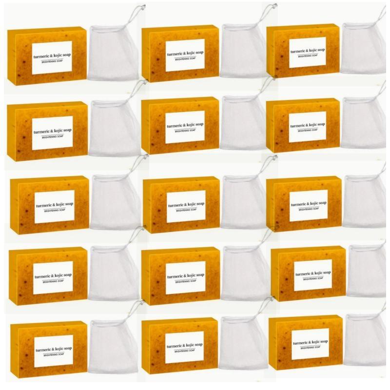 Turmeric Soap Lemon Soap Kojic Acid Soap Ginger Handmade Cold Process – Premium 0 | RICALOUX
