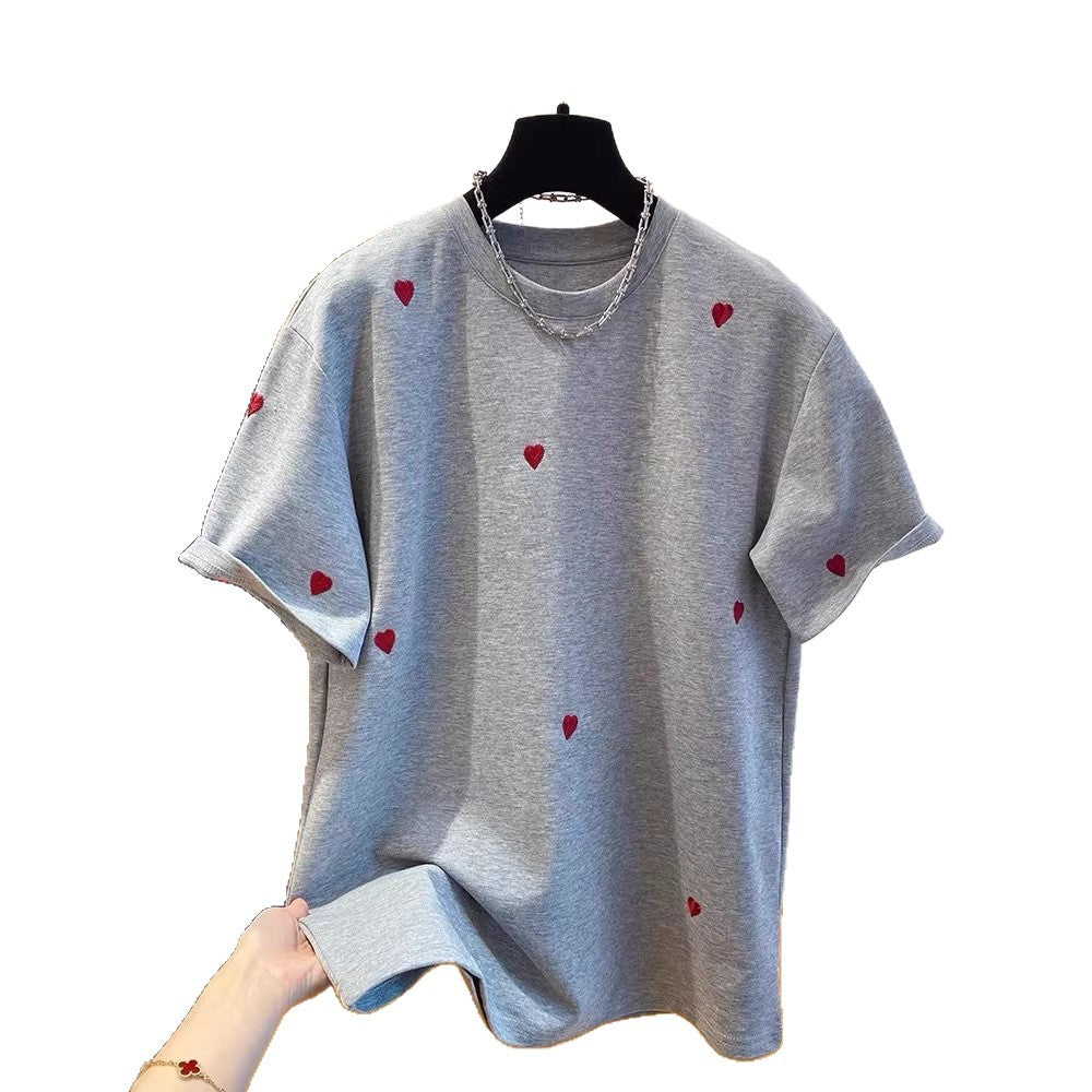 Summer Crew-neck Half-sleeve T-shirt Plus-size Short Sleeves – Premium 0 | RICALOUX