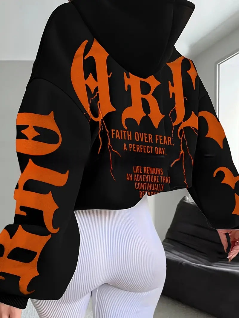 Womens Casual Sweatshirt With 3D Digital Print by Ricaloux
