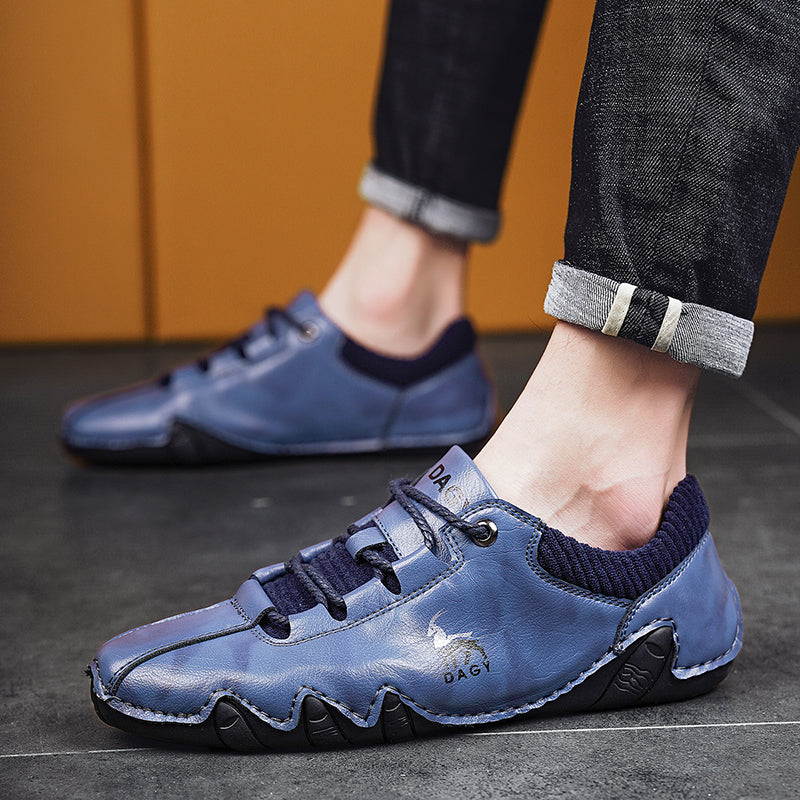 High Quality Men Sneakers Fashion Lace-up Flats Shoes by Ricaloux