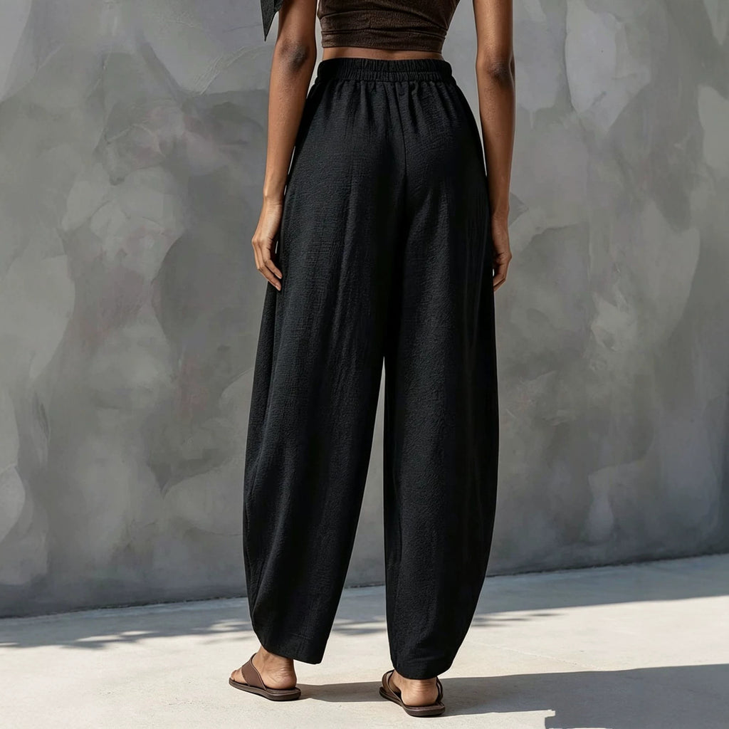 Retro Casual Versatile Womens Pants by Ricaloux