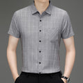 Mens Business-Casual Stretch Casual Shirt by Ricaloux