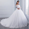 Wedding Bridal Wedding Lace Large Tail - RICALOUX