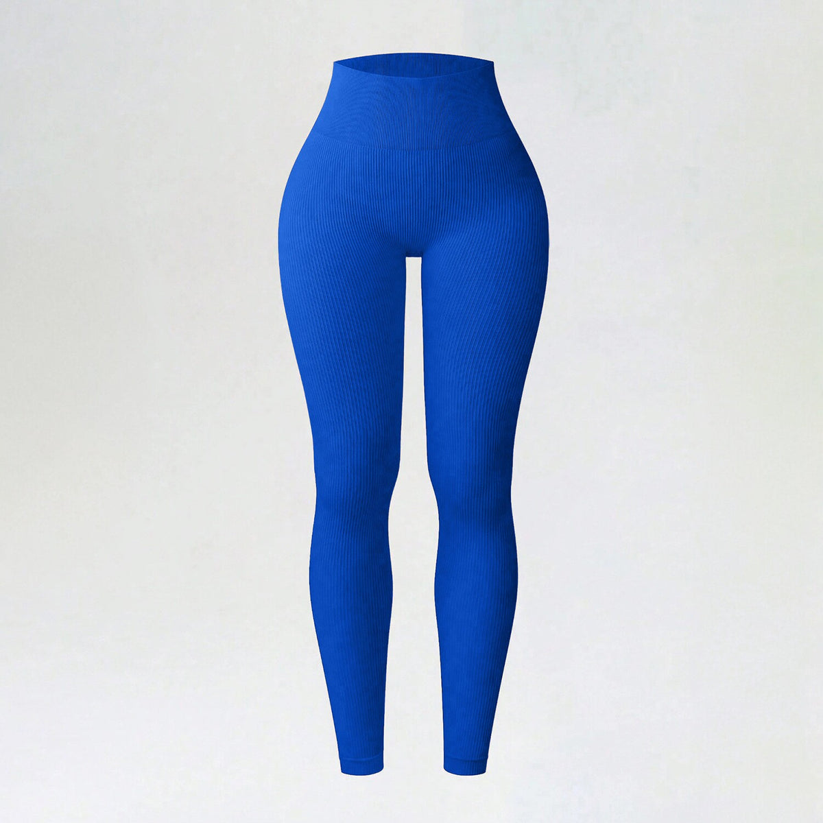 Ribbed Seamless Yoga Pants For Autumn And Winter, High-waisted Tight Sports Leggings, Yoga Apparel Leggings by Ricaloux