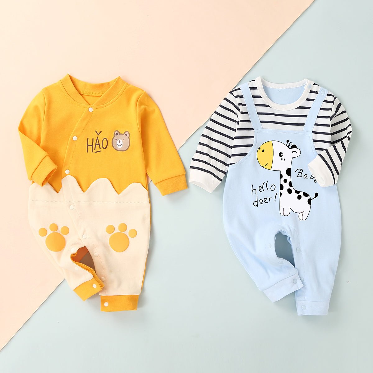 Long-sleeved Romper Girl Baby Clothes Autumn Suit - RICALOUX