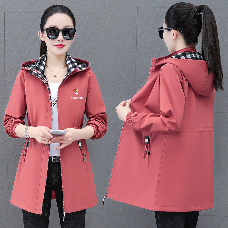 Womens Fashionable Loose-fit Oversized Hooded Jacket – Premium 0 | RICALOUX