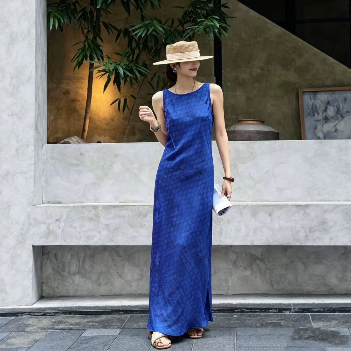 Womens Casual And Stylish Sleeveless Dress by Ricaloux