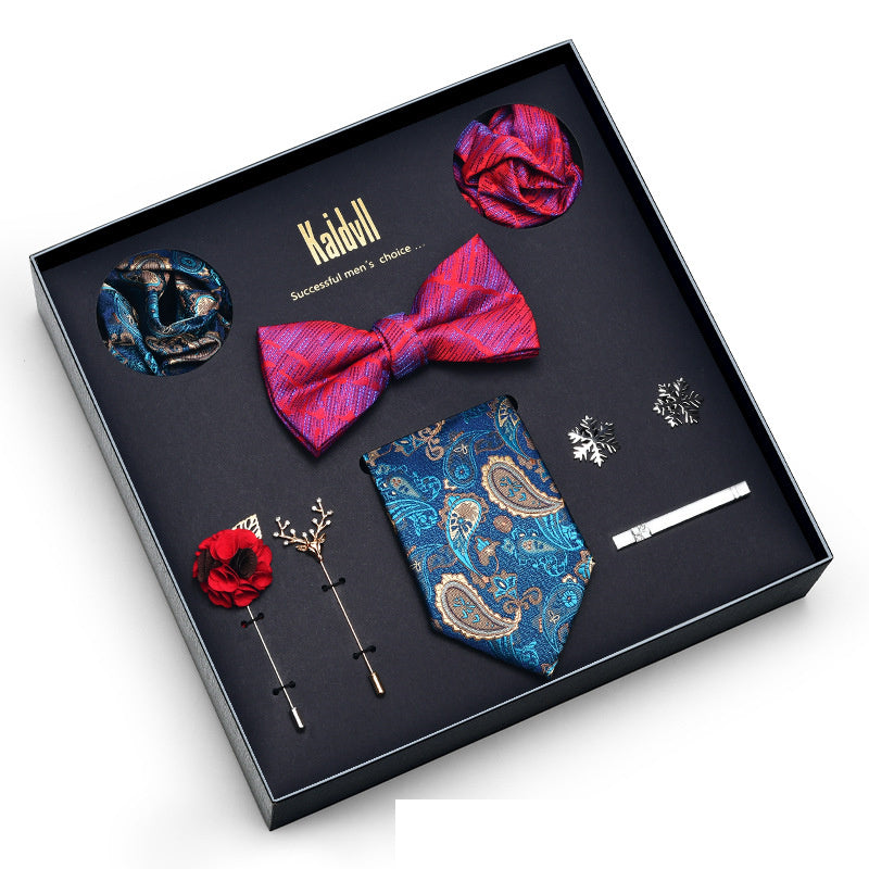 Eight Piece Tie Square Bow Tie Brooch – Premium 0 | RICALOUX