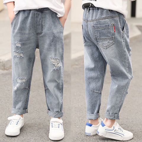 Boys' Denim Trousers Trousers Children's Clothing - RICALOUX