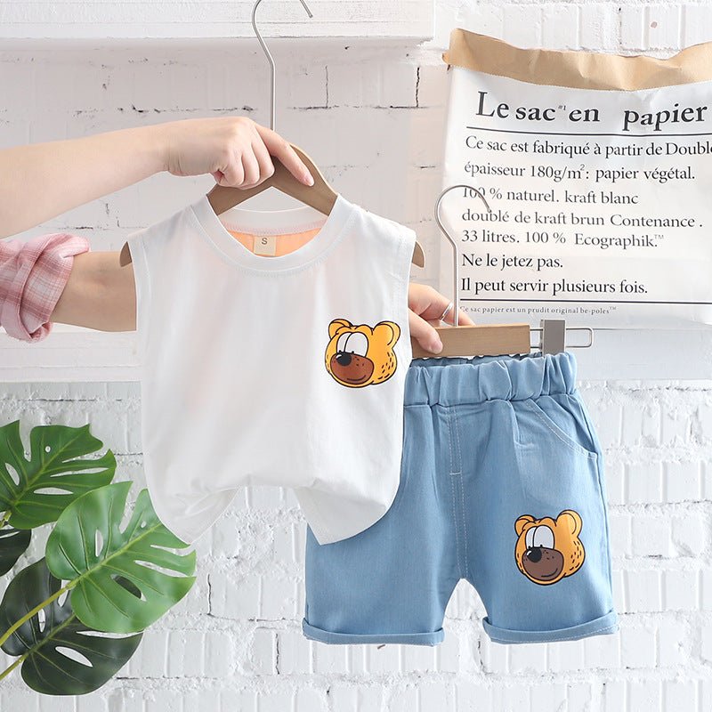 Children's Clothing Boys Vest Suit Summer - RICALOUX