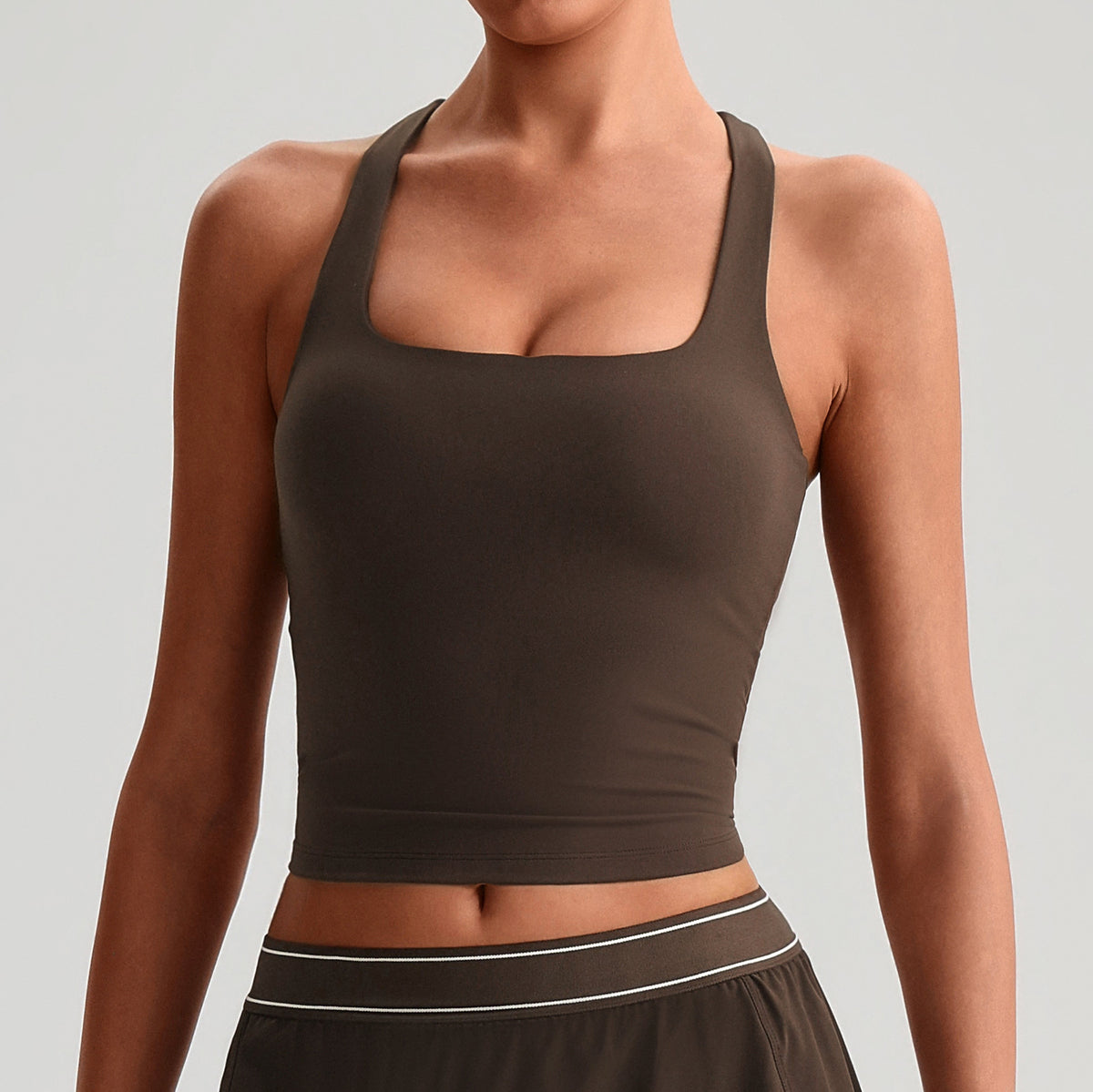 Womens Workout Top For Layering Running Sports Bra – Premium 0 | RICALOUX