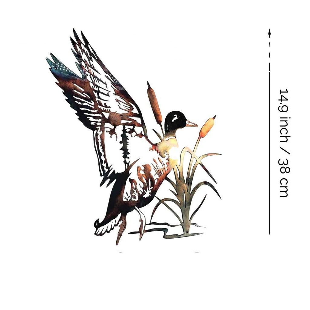 Home Decor Mallard Alloy Wall Art - RICALOUX