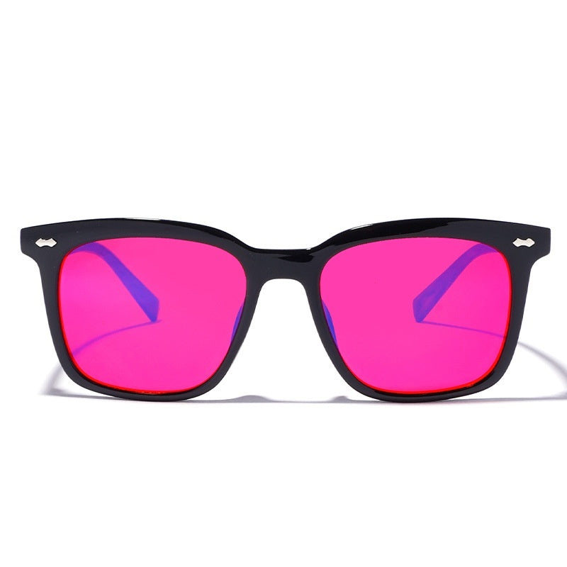 Esports Wood-Grain 99 Blue-Light-Blocking Glasses by Ricaloux