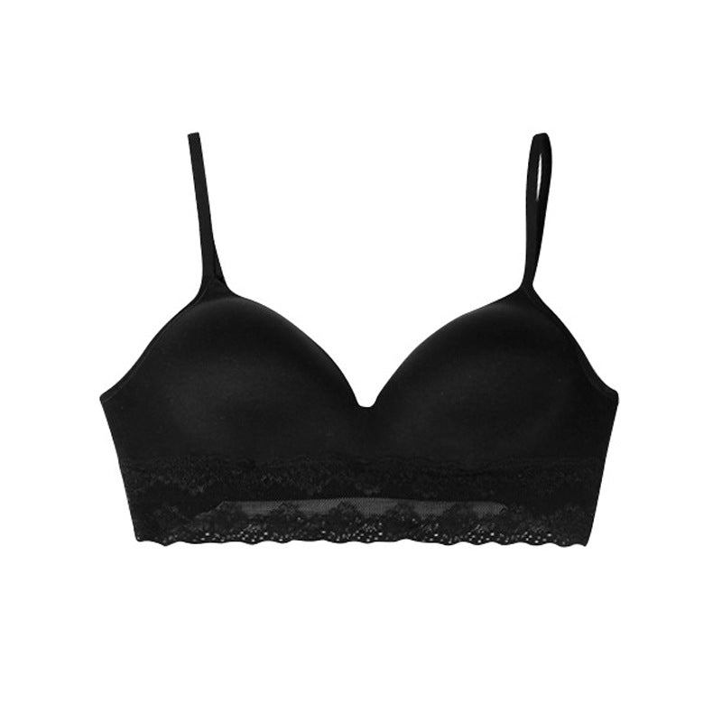 Lace Smooth-surface Bra French Style Wireless – Premium 0 | RICALOUX