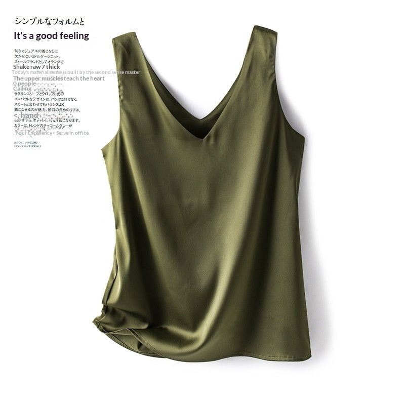 Womens Summer New Arrival Silky Satin Camisole by Ricaloux