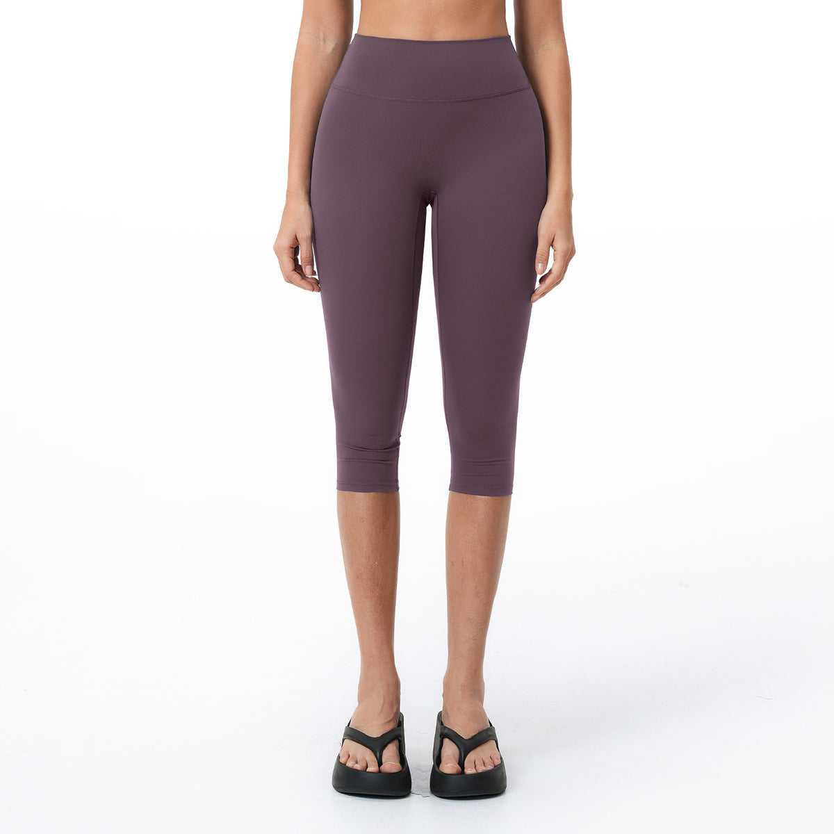 High-waisted Butt-lifting Form-fitting Slimming Workout Capris by Ricaloux