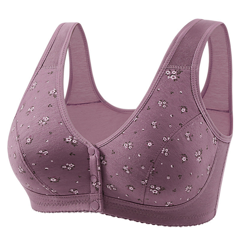 Push-up Bra For Middle-aged And Elderly Women Thin-style Lingerie by Ricaloux