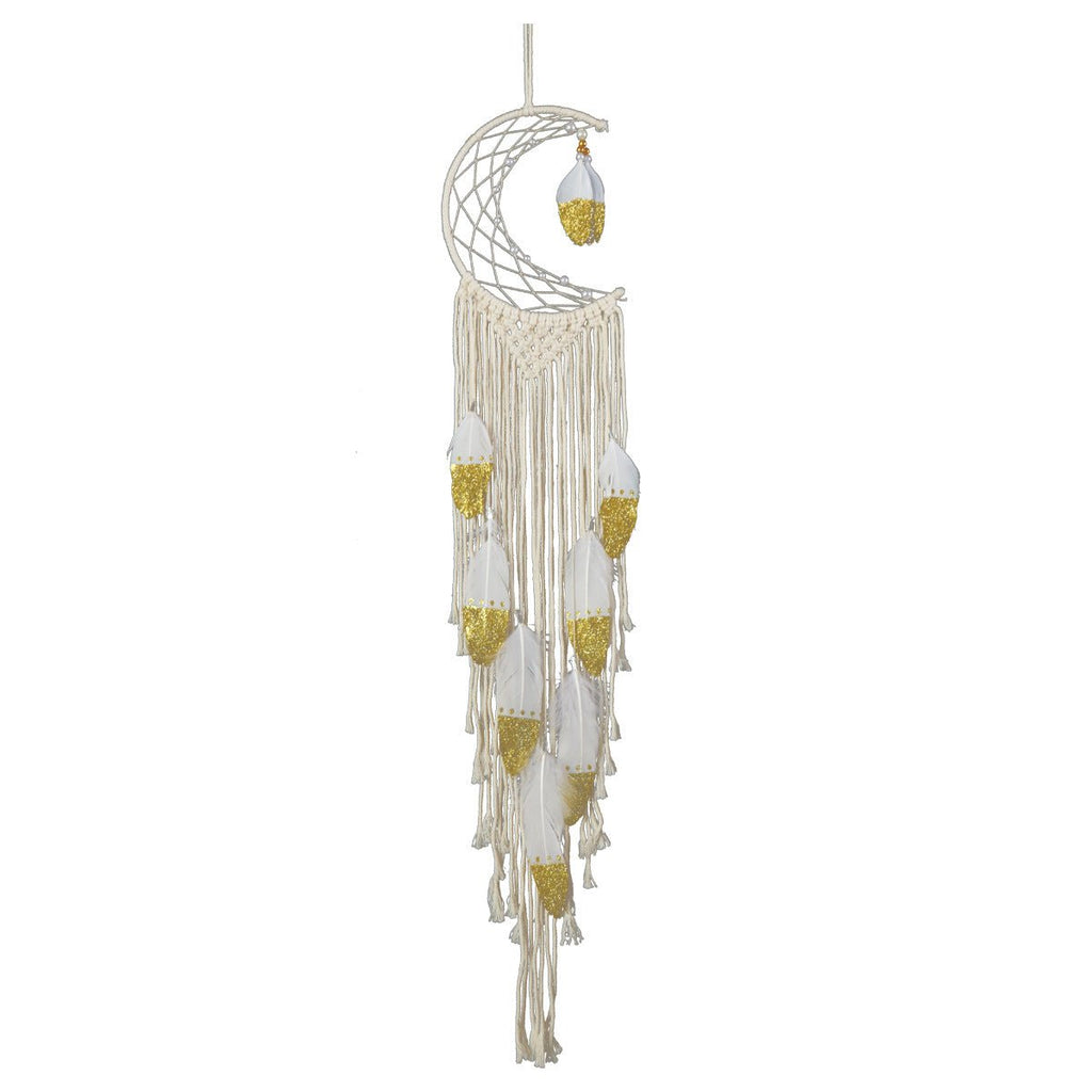 Crescent Dream Catcher Home Decor Gold - RICALOUX
