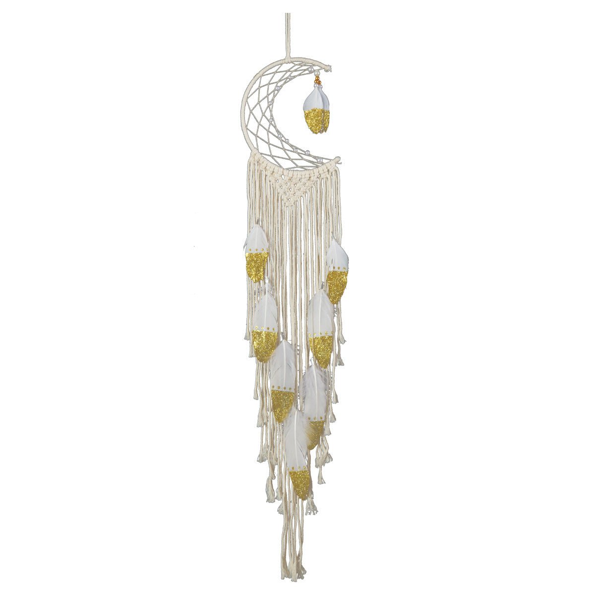 Crescent Dream Catcher Home Decor Gold - RICALOUX
