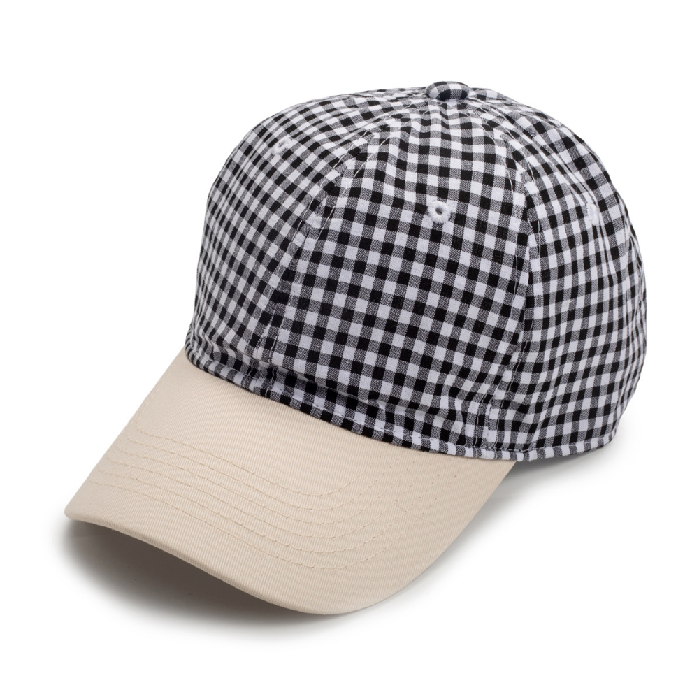 Men's And Women's Multi-color Small-checkered Baseball Cap. Fashionable And Fresh Style. Perfect For Summer Walks, Outings With Friends, And Versatile Sun Protection. – Premium 4 | RICALOUX