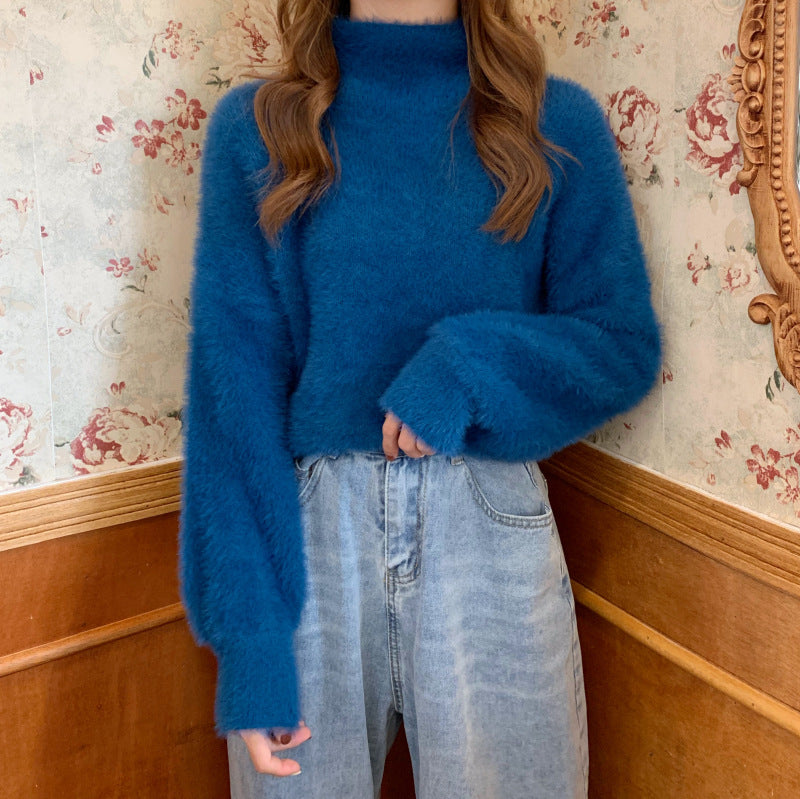 Casual Versatile And Soft-style Womens Sweater by Ricaloux