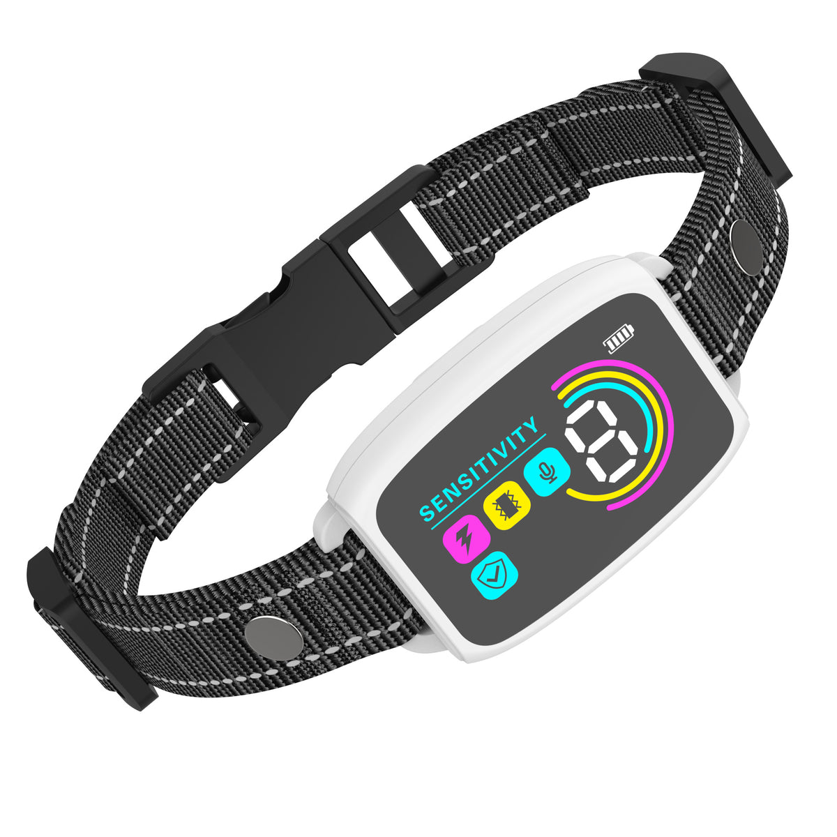 Smart Automatic Anti Barking Dog Collar Rechargeable Bark Stopper Stop Barking HD Digital Display IP67 Waterproof Collar For Dogs Pet Products - RICALOUX