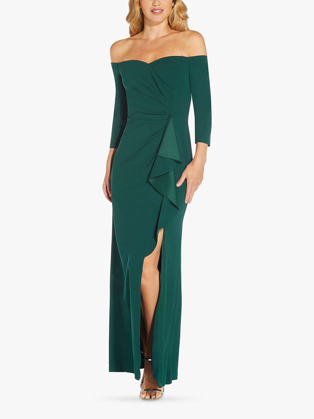 Womens Evening Gown Off-shoulder Dress – Premium 0 | RICALOUX