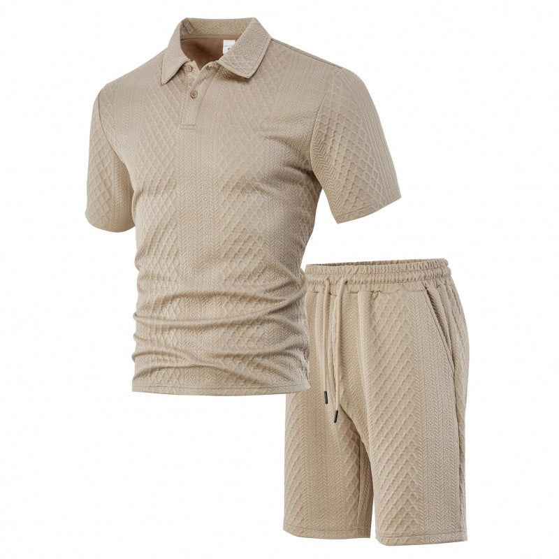 Mens Casual Suit With Jacquard And A Lapel – Premium 0 | RICALOUX