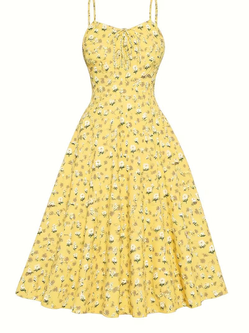 Mid-length A-line Maxi Dress For A Beach Vacation by Ricaloux