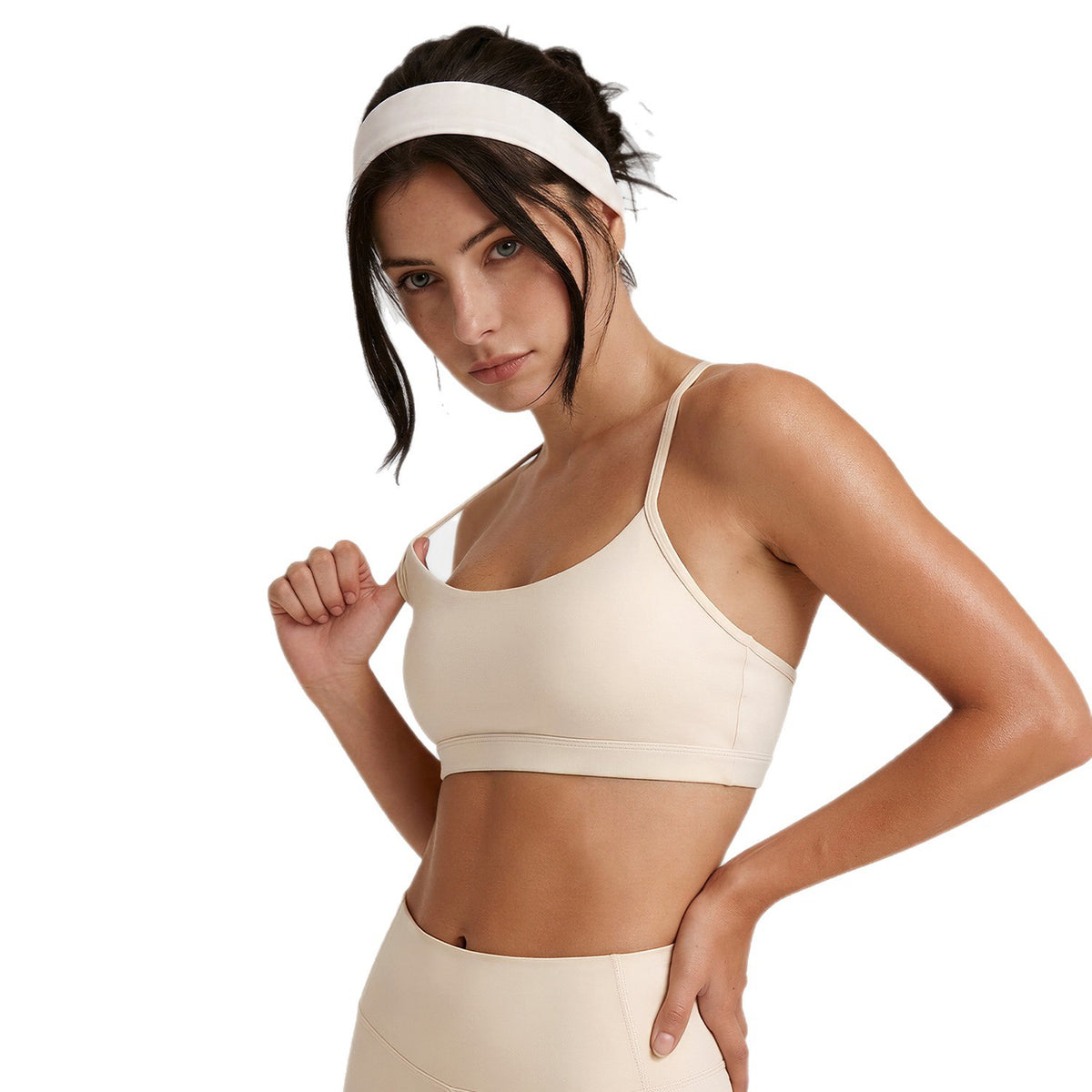 Women's Yoga Sports Fitness Bra With Thin Straps, High Impact Shockproof, Anti-Sagging & Back Beautifying Followed Stores – Premium 4 | RICALOUX