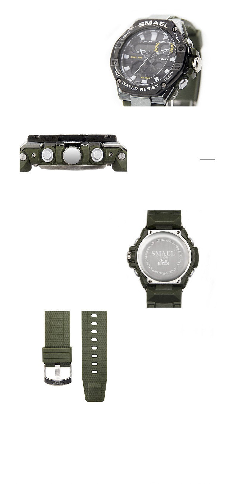 Digital Alloy Electronic Watch Men by Ricaloux