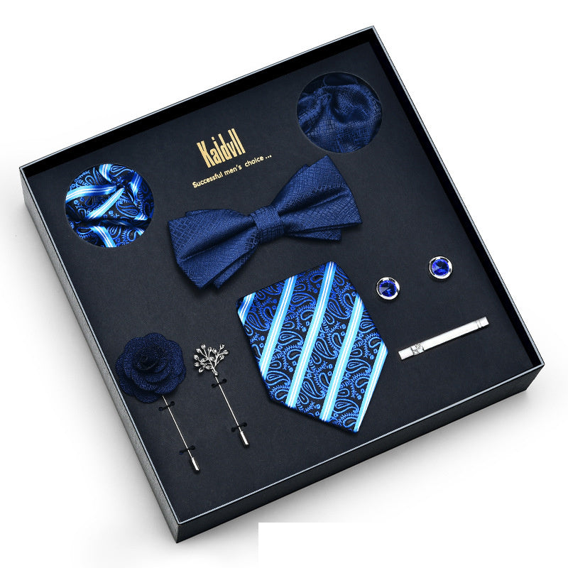 Eight Piece Tie Square Bow Tie Brooch – Premium 0 | RICALOUX