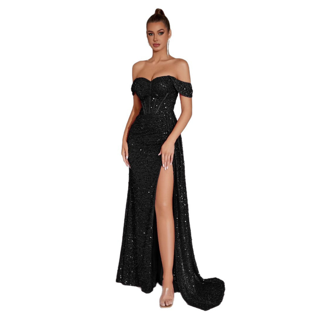 Best-selling Beaded Strapless Sexy Dress For Women – Premium 0 | RICALOUX