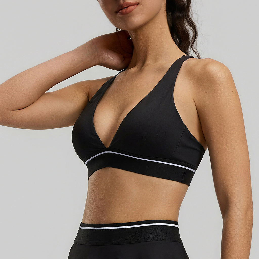 Women's Tight Yoga Bra With Beautiful Back Design, Versatile For Fitness, Sports And Daily Casual Wear by Ricaloux