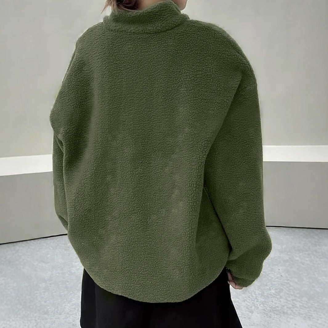 Winter Sweater Fleece-lined Women's Sports Jacket - RICALOUX