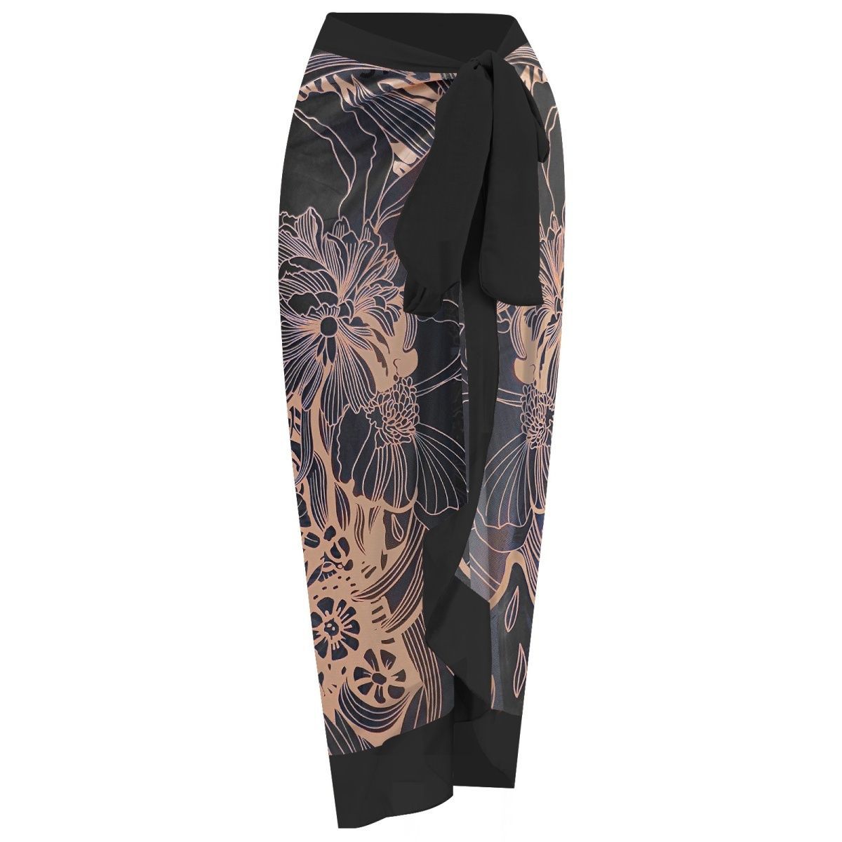 Summer Quick Drying Breathable Floral Skirt by Ricaloux